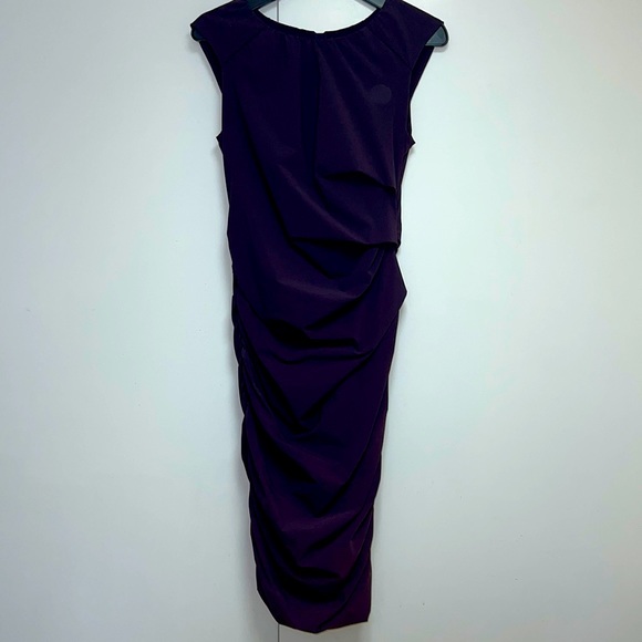 NWT PINKO EVENING DRESS IN PURPLE - Picture 1 of 10